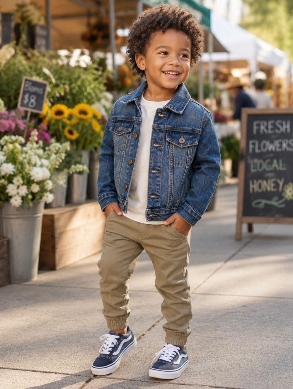 The Children’s Place UNISEX 5T Denim Jean Jacket Rackham Wash NWT
